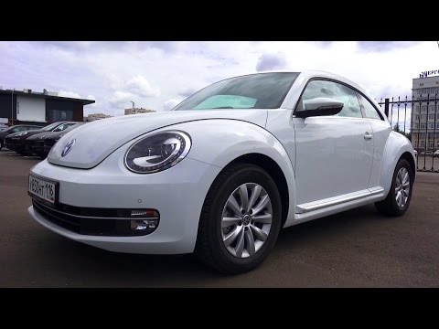 Видео: 2015 Volkswagen Beetle. Обзор (интерьер, экстерьер, двигатель).