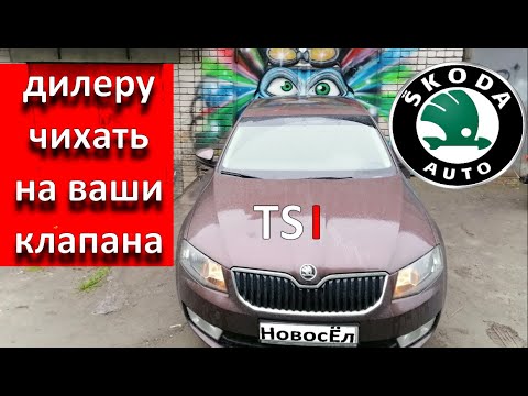 Видео: Шкода Октавия А7.  Изгадившая клапана.
