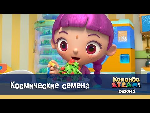 Видео: Команда S.T.E.A.M. Сезон 2 - Серия 2.Космические семена - Премьера мультфильма