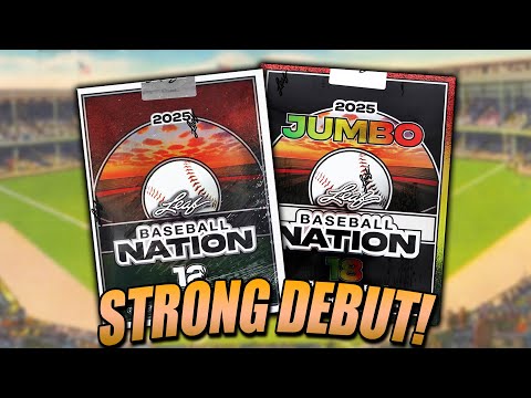 Видео: СИЛЬНЫЙ ДЕБЮТНЫЙ НАБОР | Обзор Leaf Baseball Nation Jumbo & Hobby Box 2025 года
