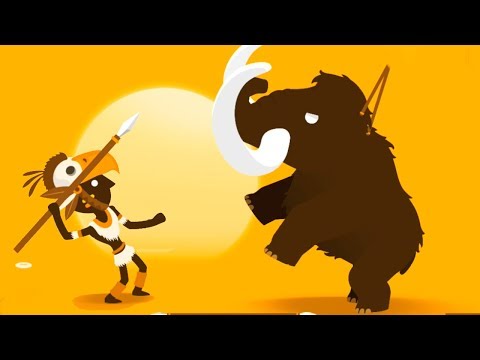 Видео: Big hunter! Стикмен охотится на мамонтов! Биг Хантер! игра про стимиена