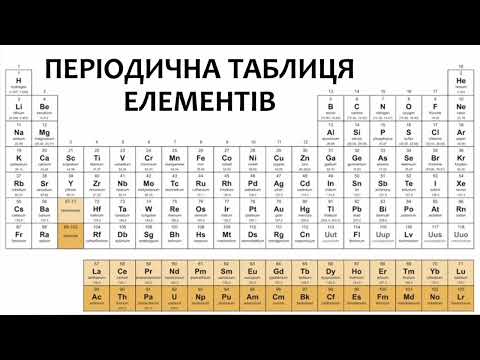 Видео: Хімія 7 клас (Григорович). §7 Періодична таблиця елементів