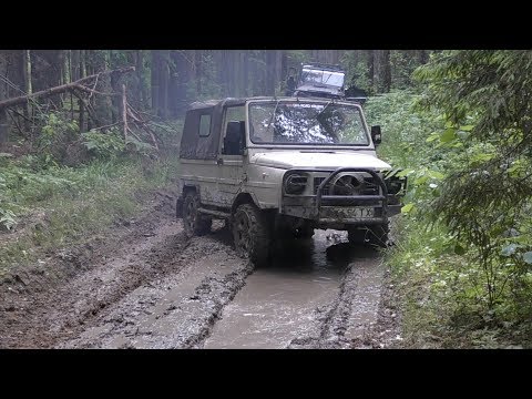 Видео: Дизельные советские внедорожники ЛуАЗ-969 "Волынь", УАЗ-469 и ГАЗ-69 на бездорожье  Off Road