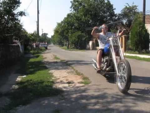 Видео: Чоппер с двумя планетовскими движками / Custom bike