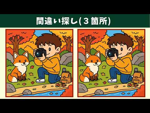 Видео: Найдите 3 отличия | Иллюстрация Версия #2057