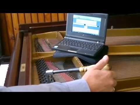 Видео: Стейнвей, настройка темперации. Часть 1-я.