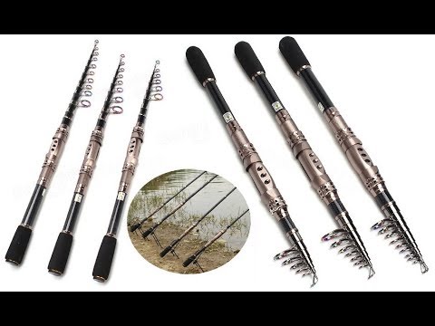 Видео: Китайский телескопический спиннинг (удочка) из карбона iLure Telescopic Carbon Fishing Rod