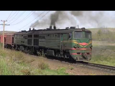 Видео: 3ТЭ10М-1297Б/1247В и толкач 2ТЭ10Л-2933А/2303А [CFM]