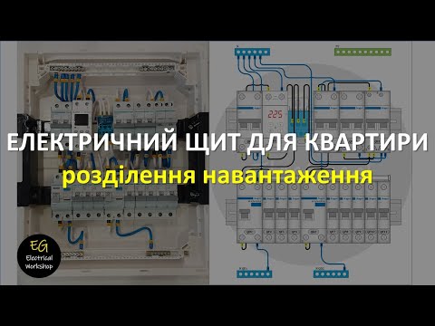Видео: Електричний щит для квартири. Розділення навантаження | EG Electrical Workshop