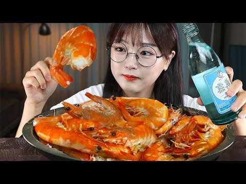 Видео: АСМР ЕДА КРЕВЕТКИ НА ГРИЛЕ🦐 | MUKBANG