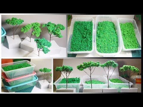 Видео: Листва из поролона  для деревьев. DIY.