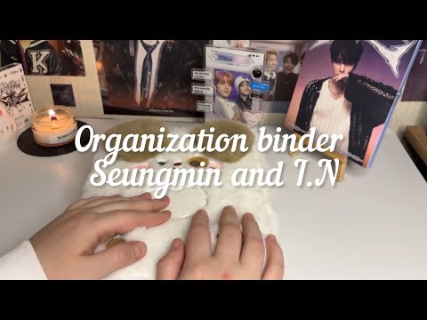 Видео: 🐶🦊Организация Сынмино-Чонинового биндера | organisation binder Seungmin and I.N
