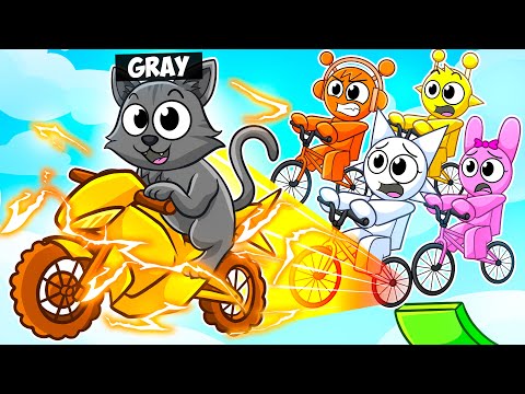 Видео: Я стал КОТОМ в Roblox BIKE OBBY!