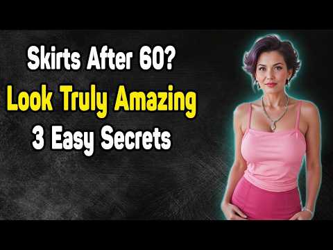 Видео: Мода для тех, кому за 60. Юбки для тех, кому за 60: 3 секрета непринужденной элегантности | Grace...