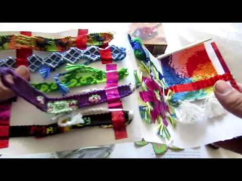 Видео: Обзор на фенечки и коврики. Обмен с Олей  @brasletmy  распаковка обмена фенечками № 3