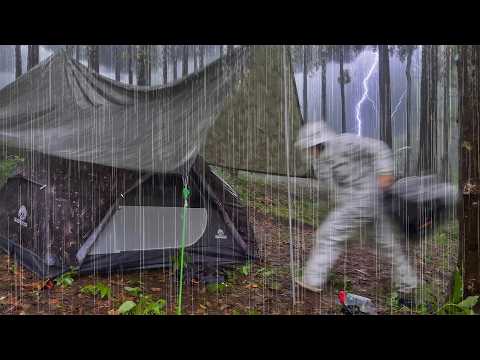 Видео: ПЛОХАЯ ПОГОДА. САМАЯ БЕЗУМНАЯ ГРОЗА С МОЛНИЕЙ, КОТОРУЮ Я КОГДА-ЛИБО ВИДЕЛ‼️ ЛУЧШИЙ КЕМПИНГ В СИЛЬНЫЙ