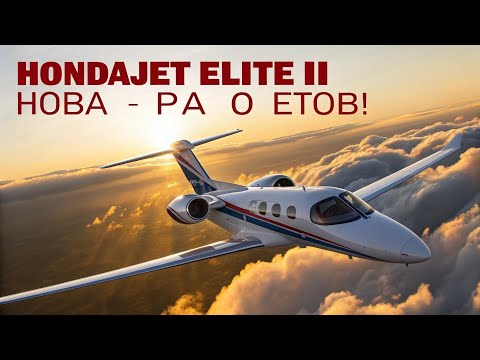 Видео: ✈️ HondaJet Elite II — Новая эра частных полётов! Роскошь, скорость и технологии будущего!
