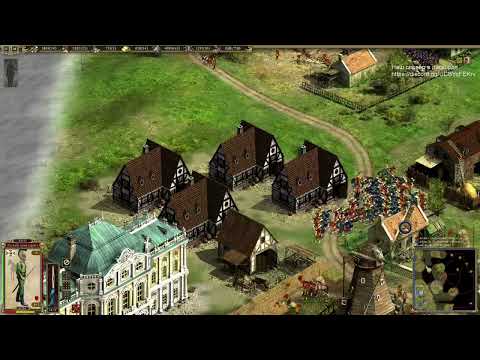 Видео: Казаки 2.  Андерс vs Аман.  Франция и Рейн.  Тренировка