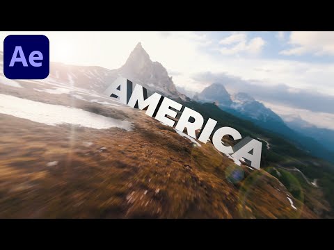 Видео: Анимация пролёта камеры через 3D-текст в After Effects — Учебное пособие по After Effects | Плаги...