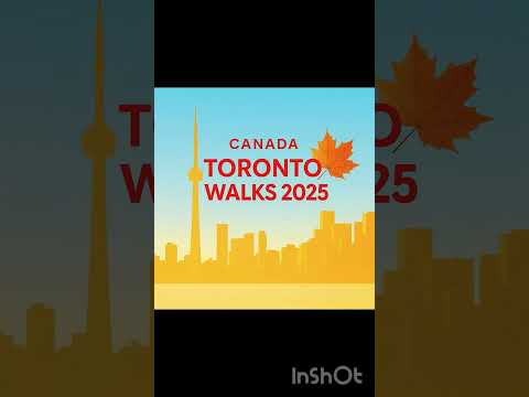 Видео: Toronto Downtown Autumn Walk 2025/Осенний Торонто Канада