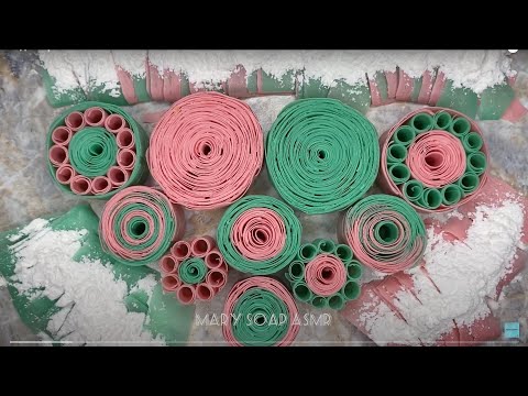 Видео: ASMR crushing dry soap roses & breaking soap roses with starch/асмр/ломаю розы из мыла/хруст крахмал