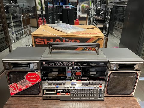 Видео: vintagemoscow   магнитола sharp gf 800 time ,идеал, как новый