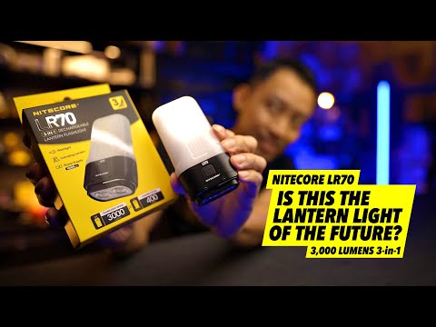 Видео: Это будущее фонарей-фонарей? Конечно, Nitecore LR70 (3000 люмен)