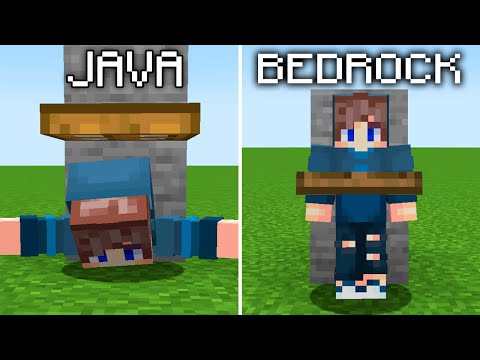Видео: МАЙНКРАФТ JAVA Против POCKET EDITION ПЕ MINECRAFT