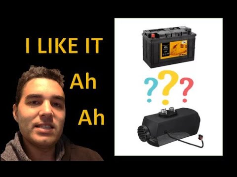 Видео: Китайский дизельный обогреватель — расход батареи в Ач