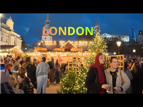 Видео: 🌟 Я посетил самую волшебную рождественскую ярмарку на Трафальгар-сквер 🎄🏠🎁🎆