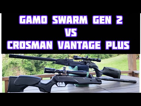 Видео: Gamo Maxxim Swarm Gen 2 против Crosman Vantage Plus — поединок лицом к лицу