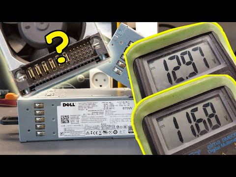 Видео: Блок питания для сервера Dell N870P / NPS-885AB. 12 В постоянного тока, 71 А, 870 Вт