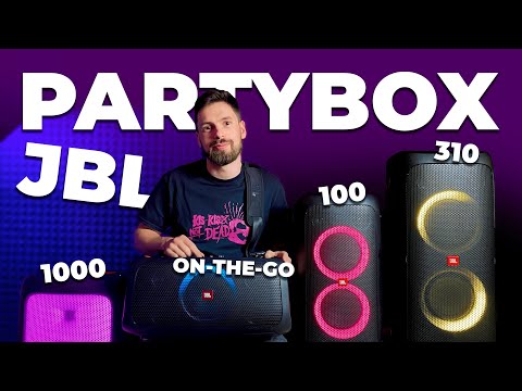 Видео: Сравнение JBL PartyBox! (4K) On-The-Go vs 100 vs 310 vs 1000 - В чем разница? Работает ли TWS?