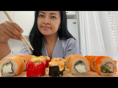 Видео: МУКБАНГ / MUKBANG / ИСТОРИЯ МОИХ РОДОВ / РОЛЛЫ / СУШИ