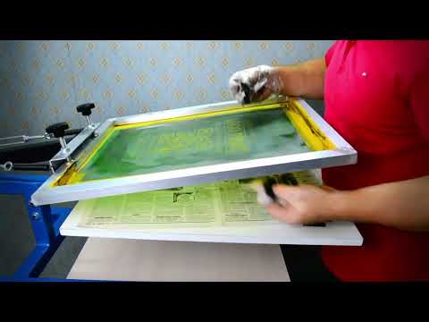 Видео: Смывка 572й краски с трафарета