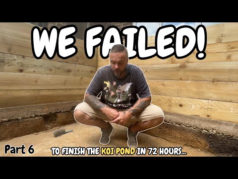 Видео: Часть 6. Как установить окно и донный слив для пруда с кои в приподнятом пруду (мы вырезали дорог...