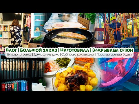Видео: ВЛОГ👩‍🍳Наготовила всякого🎡Закрываем сезон📚Собираю коллекцию🏡Дела по дому👩‍👧‍👦Будни мамы