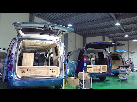Видео: Процесс превращения подержанного автомобиля в кемпер. Производственный процесс роскошного кемпера