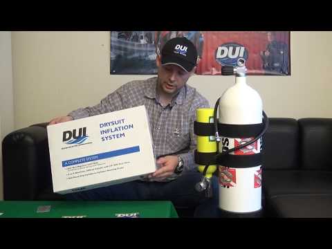 Видео: Система поддува сухого гидрокостюма DUI для дайвинга