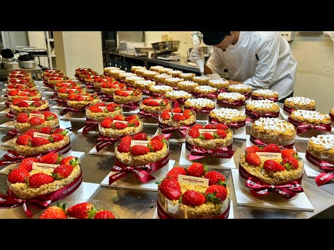 Видео: Торт с сыром! Популярный настоящий сырный крамбл-торт - корейский десерт