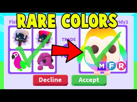 Видео: Я обменял НОВЫЕ МЕГАКРАСКИ в Adopt Me..