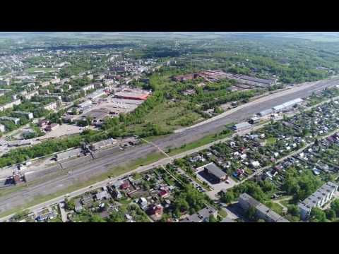 Видео: Город Щёкино, Тульской области. Съёмка с квадрокоптера