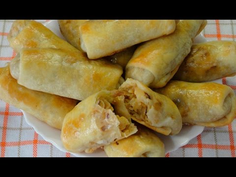 Видео: Молдавские пирожки с капустой в духовке (вэрзэре). Очень просто, быстро и вкусно