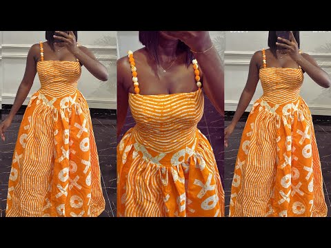 Видео: Как сшить платье-трубу-бюстье со сборками, баской на талии и завязанными бретелями