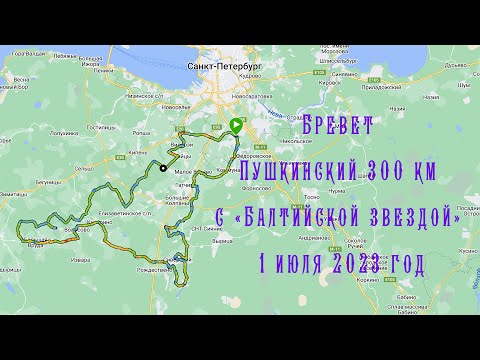 Видео: БРЕВЕТ ПУШКИНСКИЙ 300, 200 с Балтийской звездой