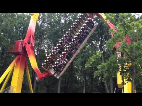 Видео: Аттракцион "Шторм", Диво остров, Санкт-Петербург