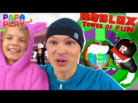 Видео: Паркурим с Miss Katy в Tower of FUN Roblox