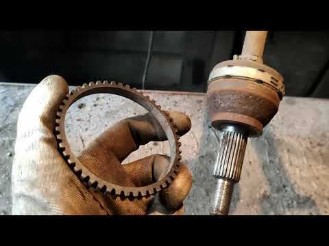 Видео: Замена кольца ABS renault duster Рено Дастер