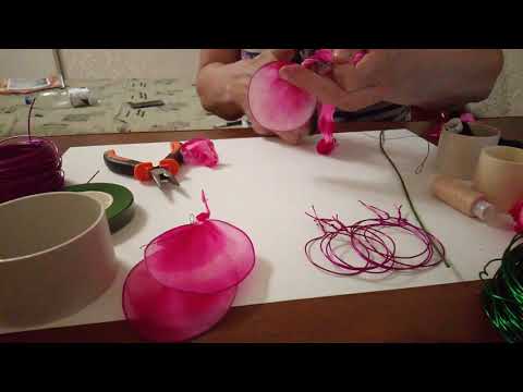 Видео: Онлайн, видео-урок "Роза - цветок из капрона"
