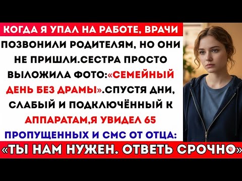 Видео: КОГДА Я УПАЛ НА РАБОТЕ, ВРАЧИ ПОЗВОНИЛИ МОИМ РОДИТЕЛЯМ. ОНИ ТАК И НЕ ПРИШЛИ. ВМЕСТО ЭТОГО ПРИЕХАЛА